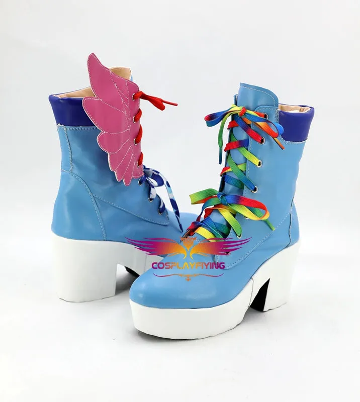 Masked Rider Kamen Rider Saiba Nico Cosplay Shoes Boots Custom Made for Adult Men and Women Halloween Carnival