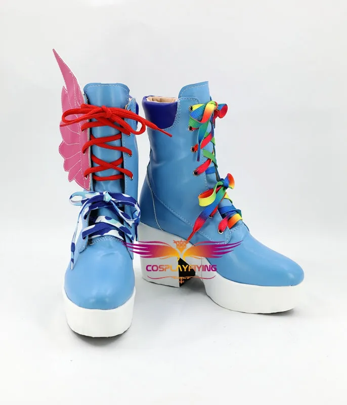 Masked Rider Kamen Rider Saiba Nico Cosplay Shoes Boots Custom Made for Adult Men and Women Halloween Carnival
