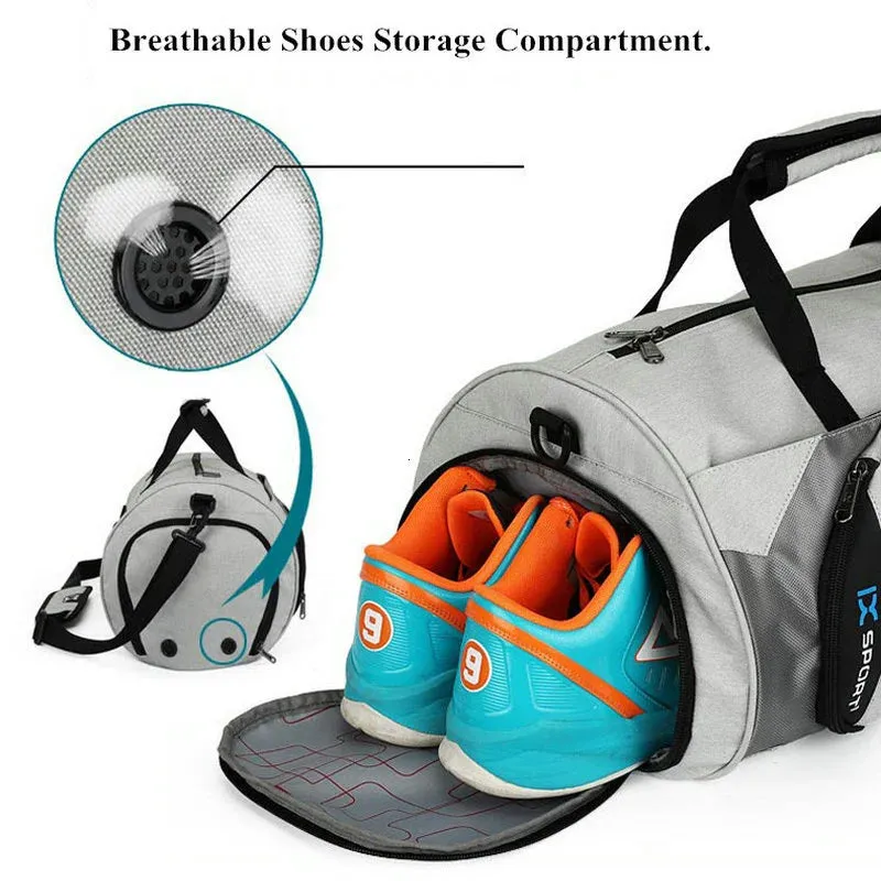 Men Gym Bags for Fitness Training Outdoor Travel Sport Bag Multifunction Dry Wet Separation Bags Sac De Sport