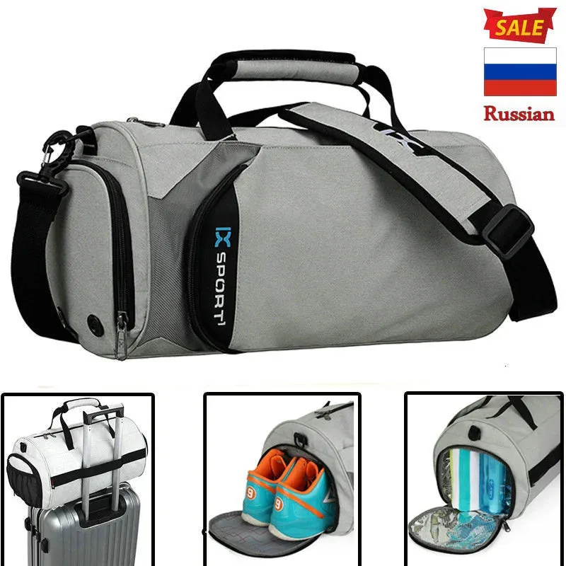 Men Gym Bags for Fitness Training Outdoor Travel Sport Bag Multifunction Dry Wet Separation Bags Sac De Sport