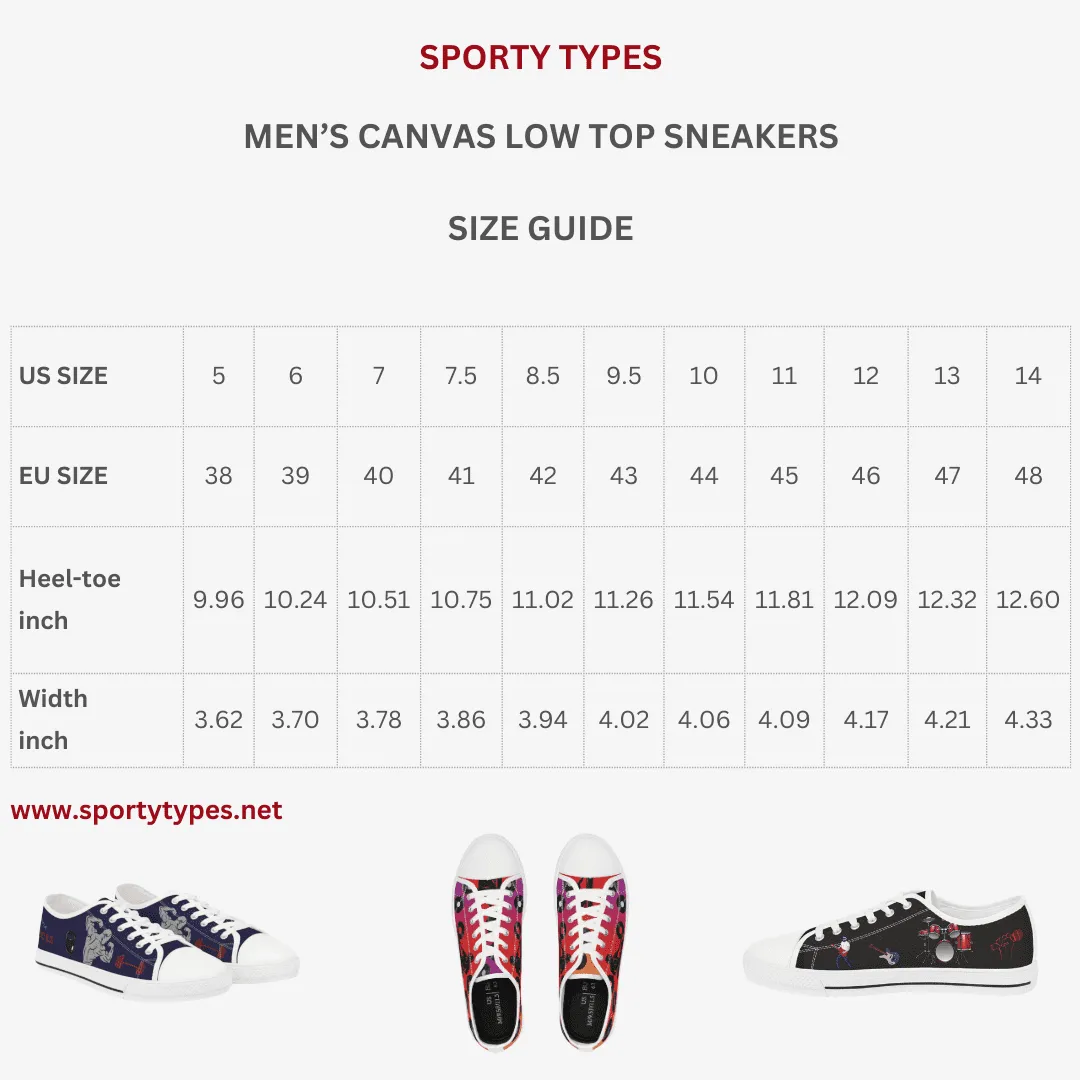 Men's High Top Canvas Sneakers - Color Dash