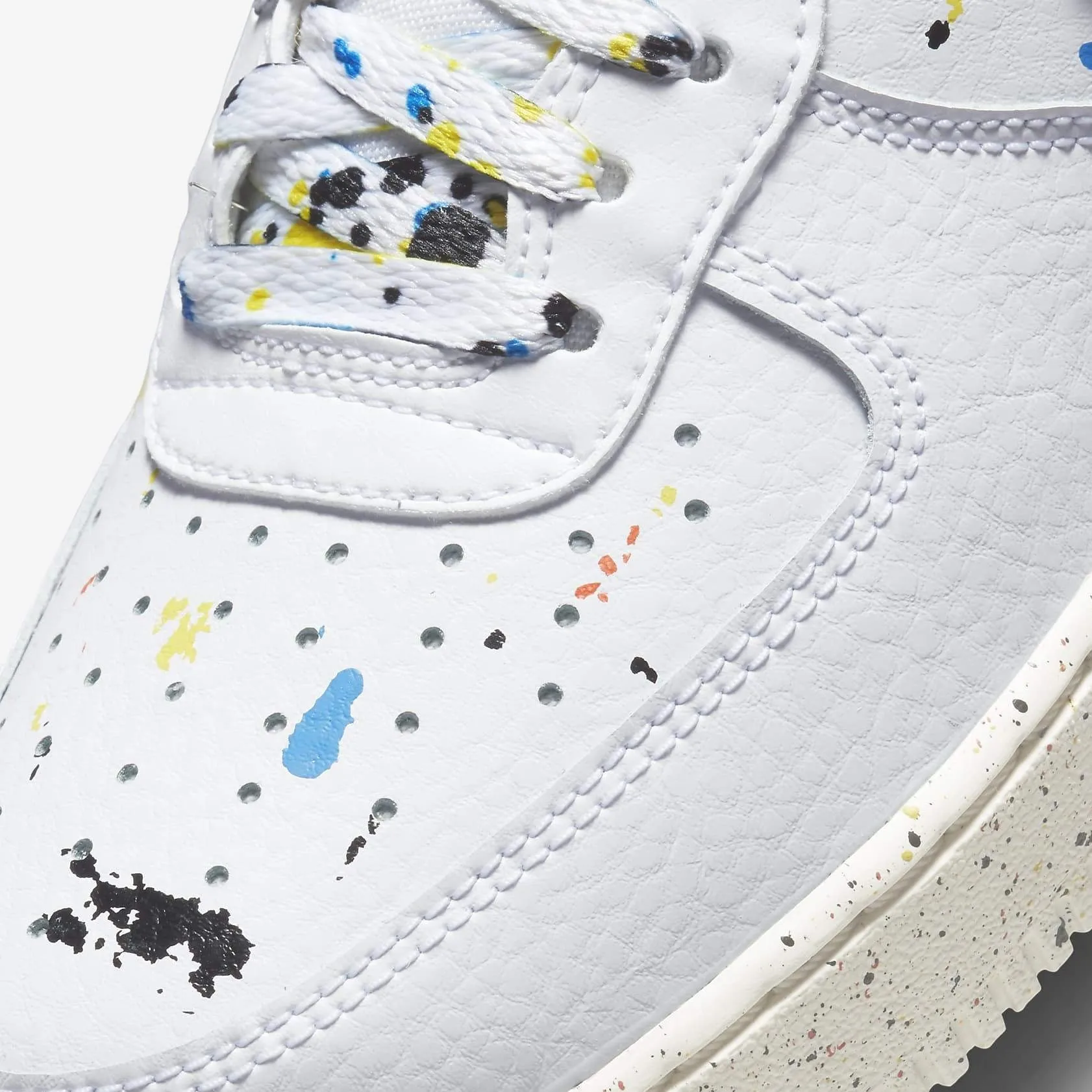 Men's Nike Air Force 1 07 LV8 "Paint Splatter" (White/Sail/Multicolor)(CZ0339-100)