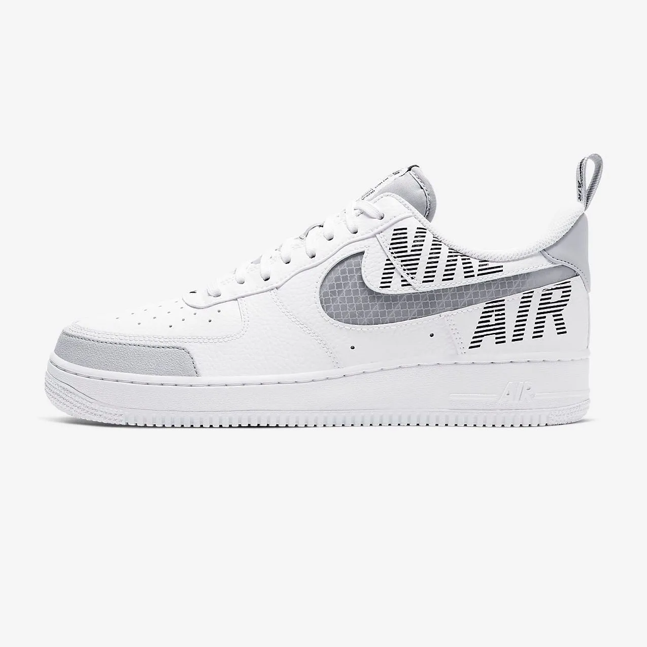 Men's Nike Air Force 1 LV8 Reflective (White/Black/Wolf Grey)