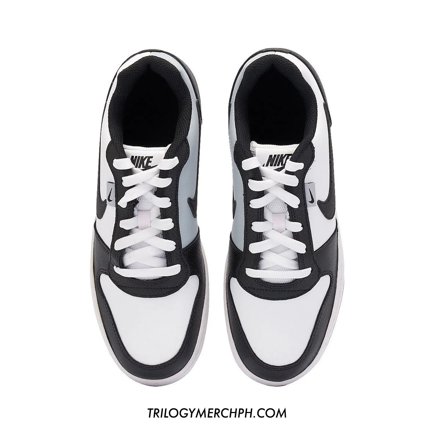 Men's Nike Ebernon Low Premium "Panda" (White/Black/Wolf Grey)(AQ1774-102)