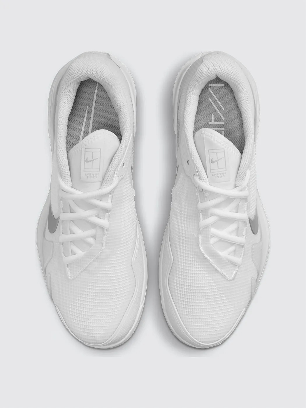 NikeCourt Air Zoom Vapor Pro - White/Metallic Silver