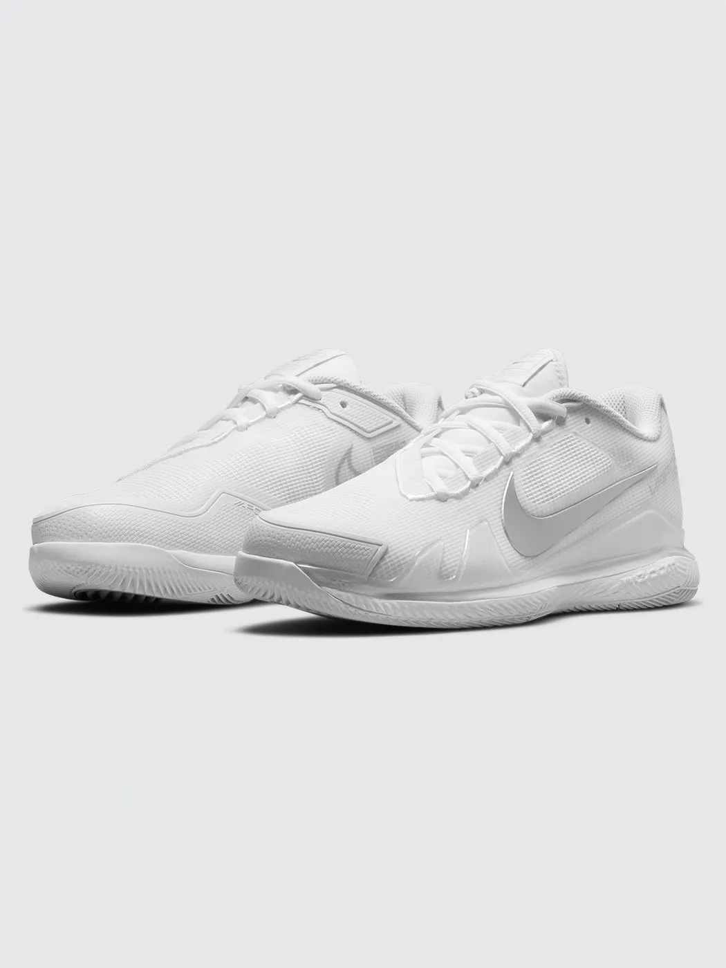 NikeCourt Air Zoom Vapor Pro - White/Metallic Silver