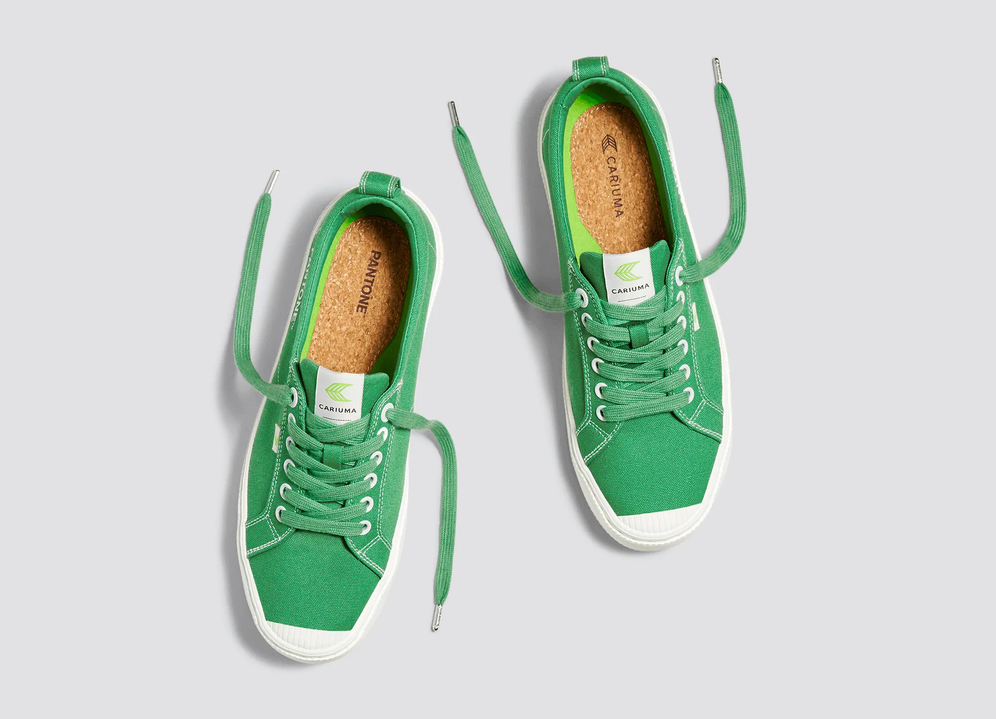 OCA Low Pantone Greenbriar Canvas Contrast Thread Sneaker Women