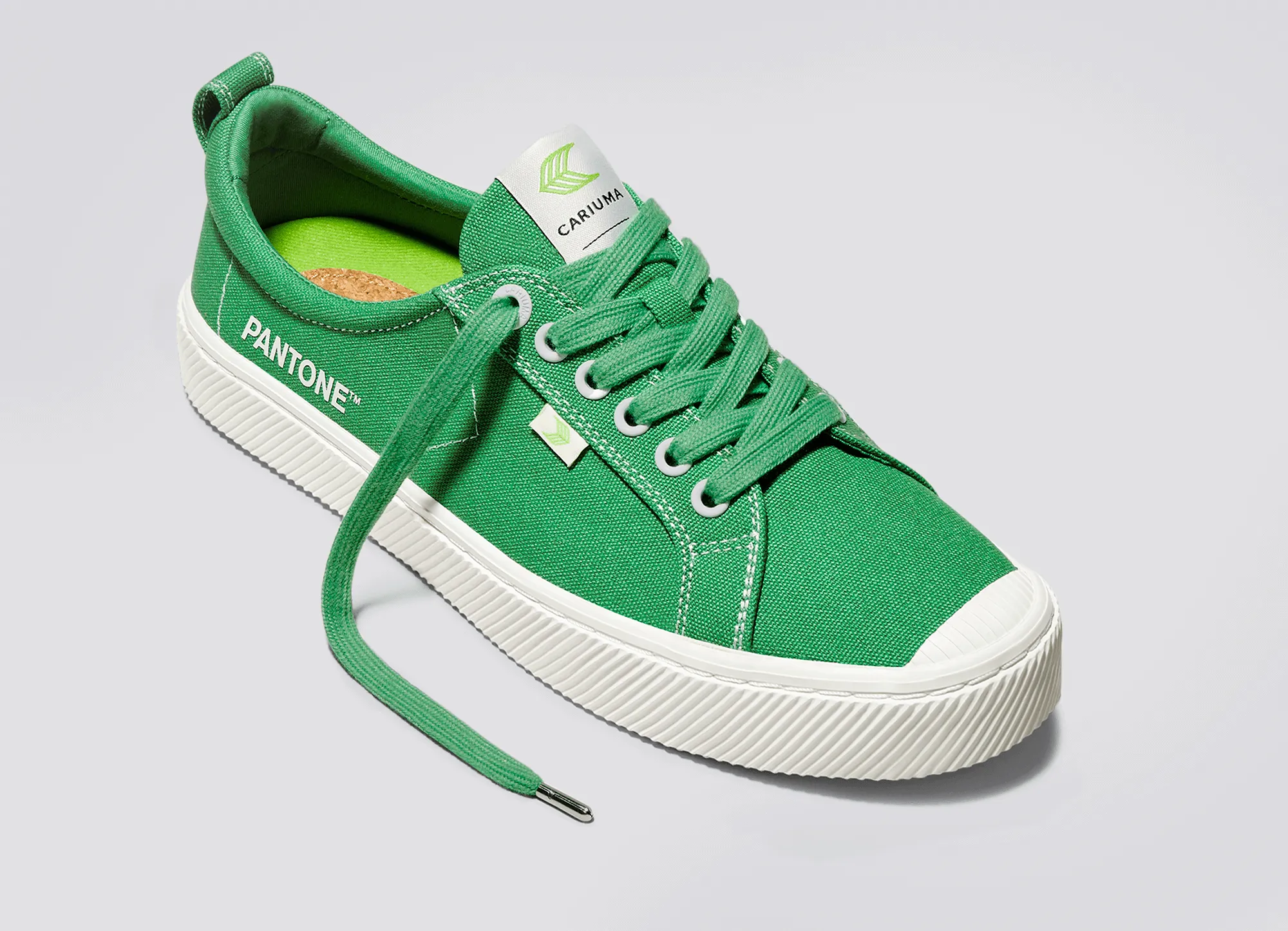 OCA Low Pantone Greenbriar Canvas Contrast Thread Sneaker Women