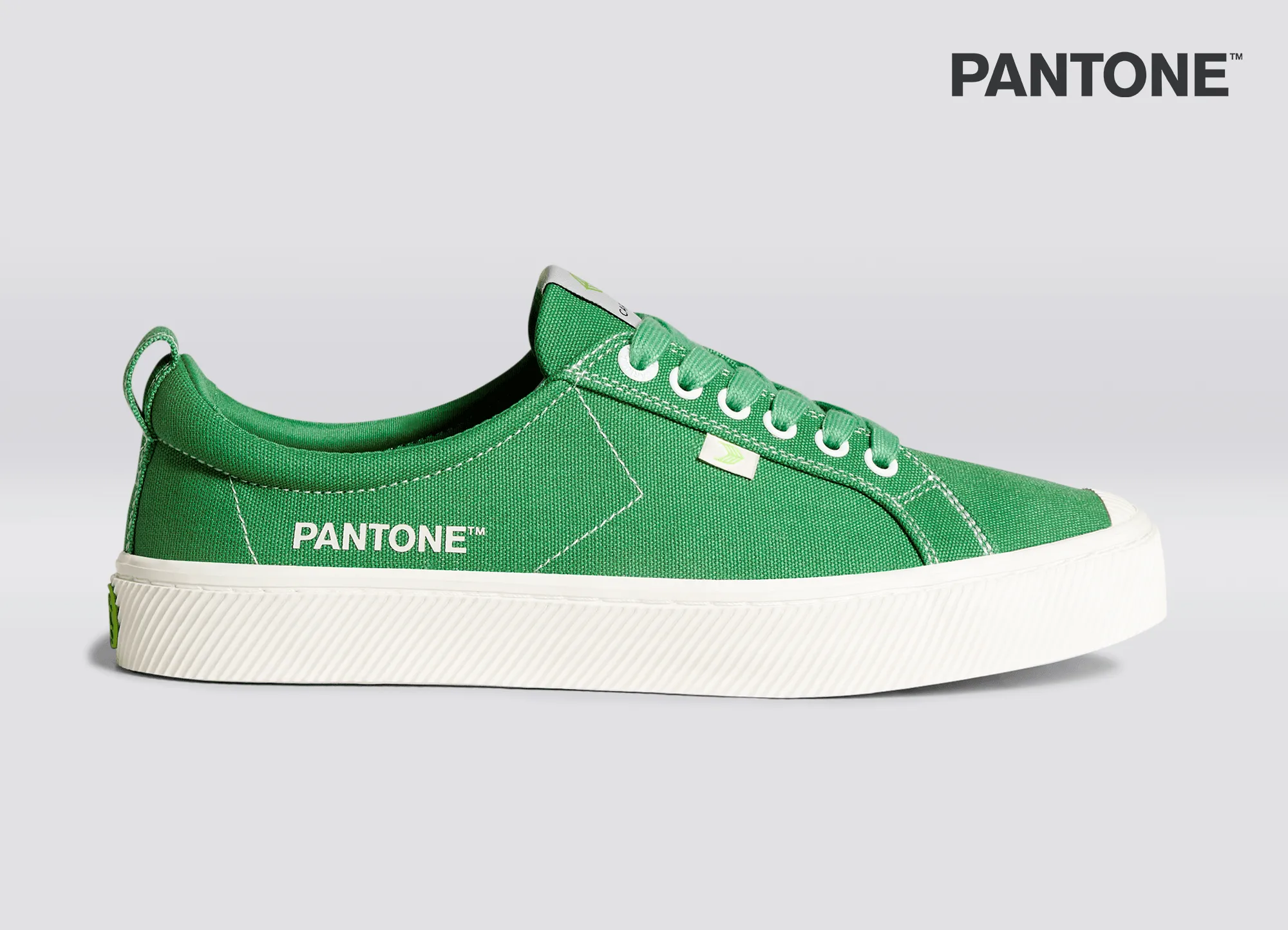 OCA Low Pantone Greenbriar Canvas Contrast Thread Sneaker Women