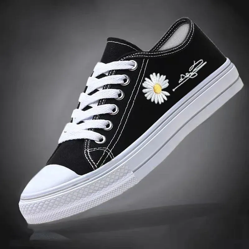 Rhiannon - Trendy Lace-up Canvas Sneakers for Women