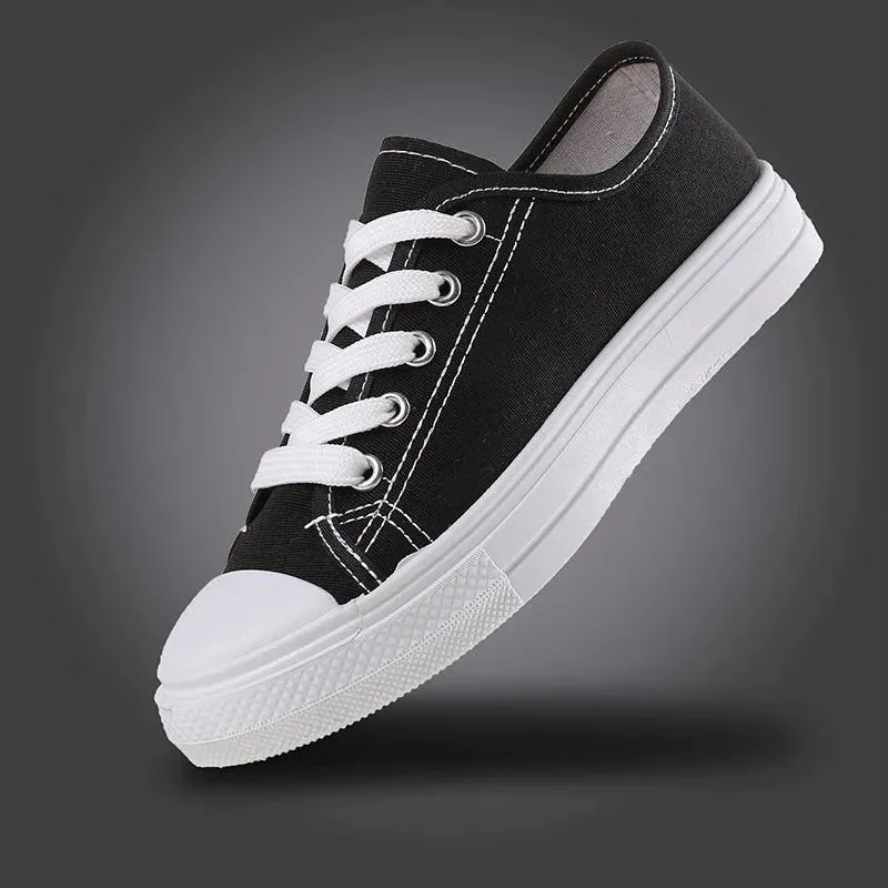Rhiannon - Trendy Lace-up Canvas Sneakers for Women