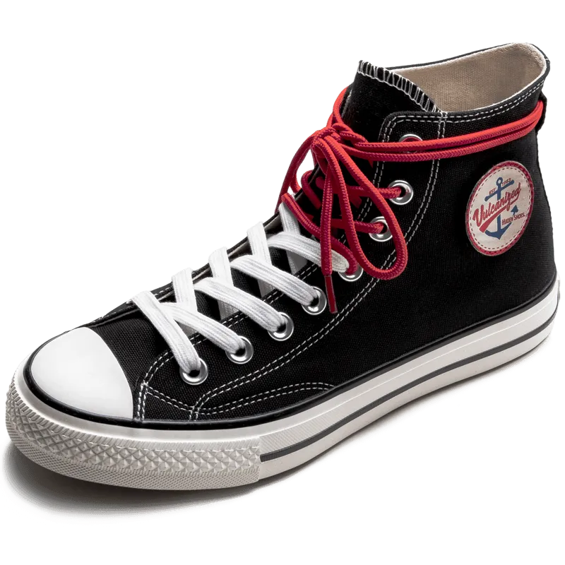 Skateboard High Neck Canvas Sneakers