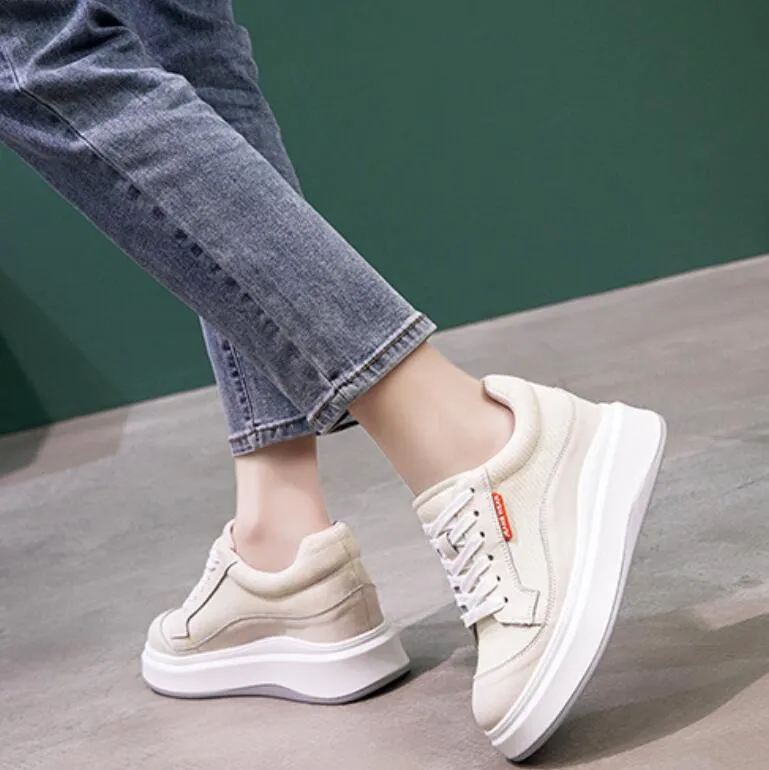 Small Feet Women's Thicksole Canvas Sneakers MS16