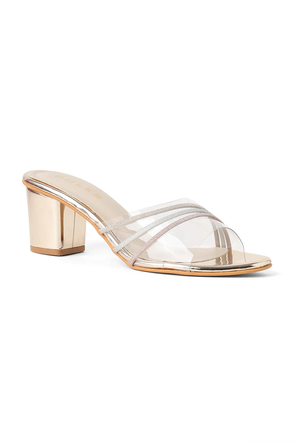 SOLES Crystalline Transparent Heels