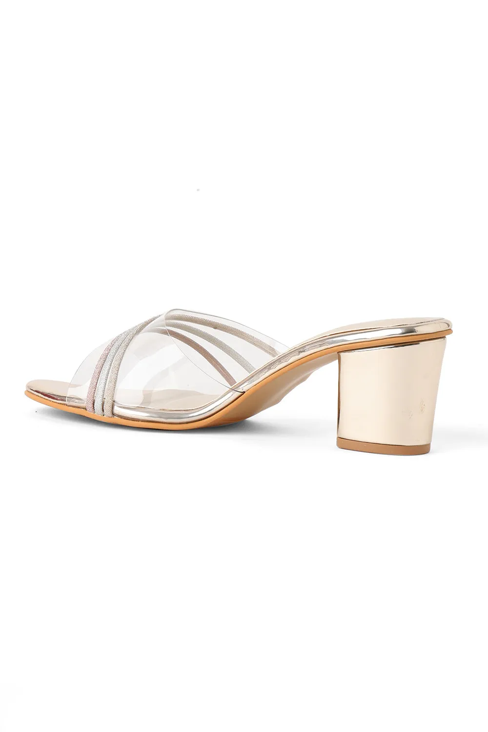 SOLES Crystalline Transparent Heels