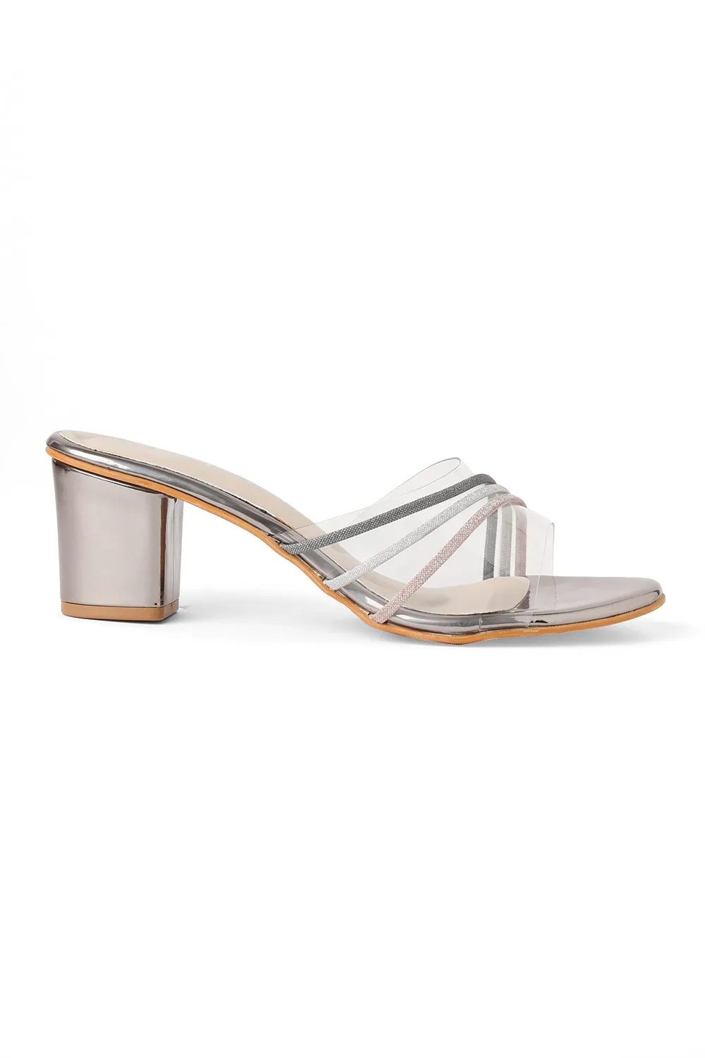 SOLES Crystalline Transparent Heels