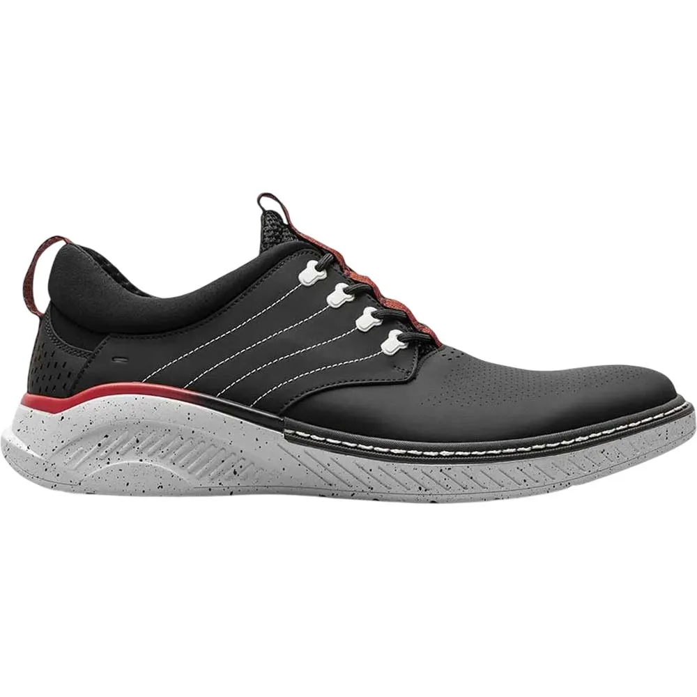 Stacy Adams BARNA Black Plain Toe Lace Up Sneakers