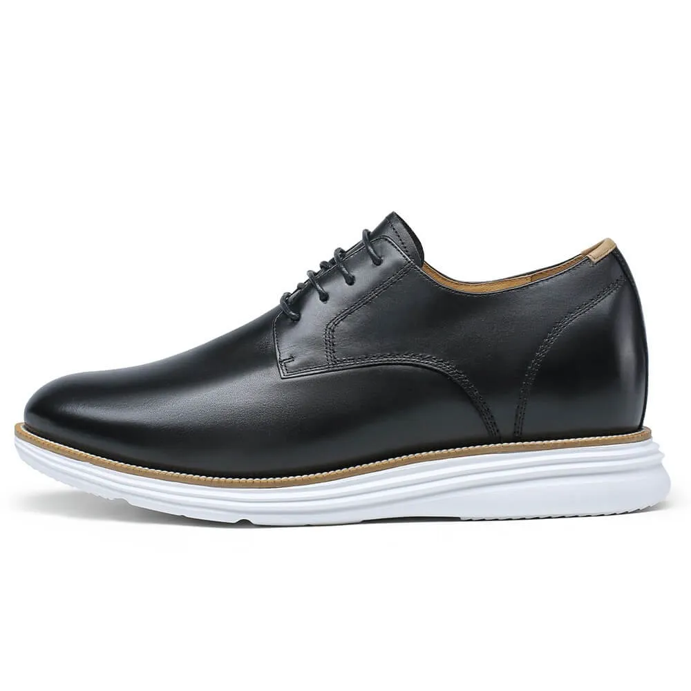 This item only ships to the United States - 7 CM/ 2.76 Inches CMR CHAMARIPA Height Increasing Men's Derby Shoes - Elevate Your Elegance with 2.76-Inch Heels