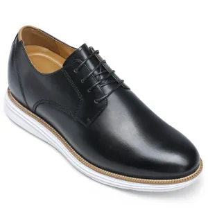 This item only ships to the United States - 7 CM/ 2.76 Inches CMR CHAMARIPA Height Increasing Men's Derby Shoes - Elevate Your Elegance with 2.76-Inch Heels