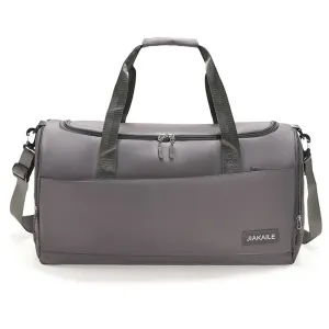 Travel Duffel Bags Portable Luggage Gym Bag-Grey