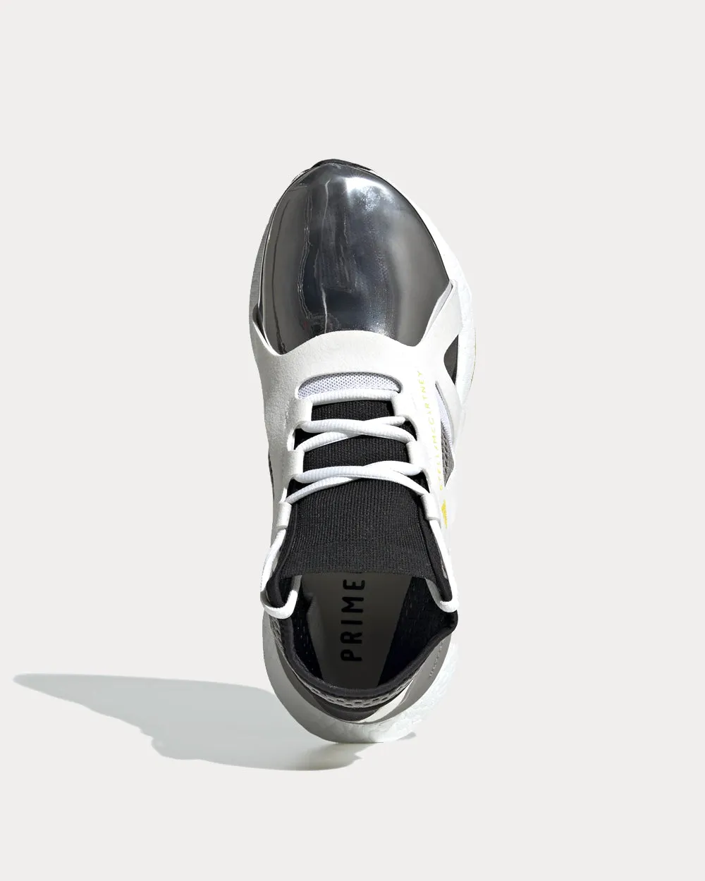 Ultraboost 21 Cloud White / Silver Metallic / Eqt Yellow Running Shoes