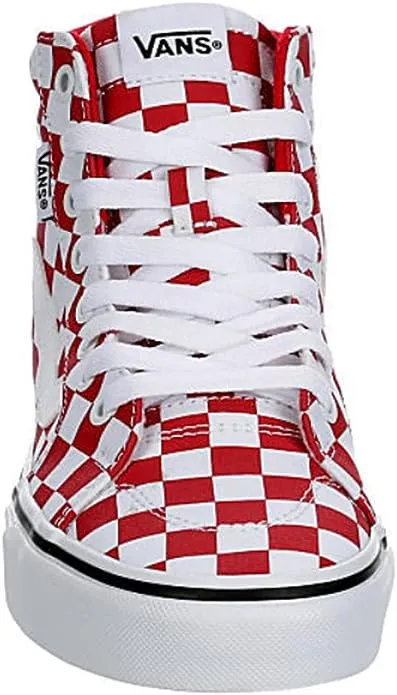 VANS SK8-Hi Decon VR3 checkerboard red sneakers
