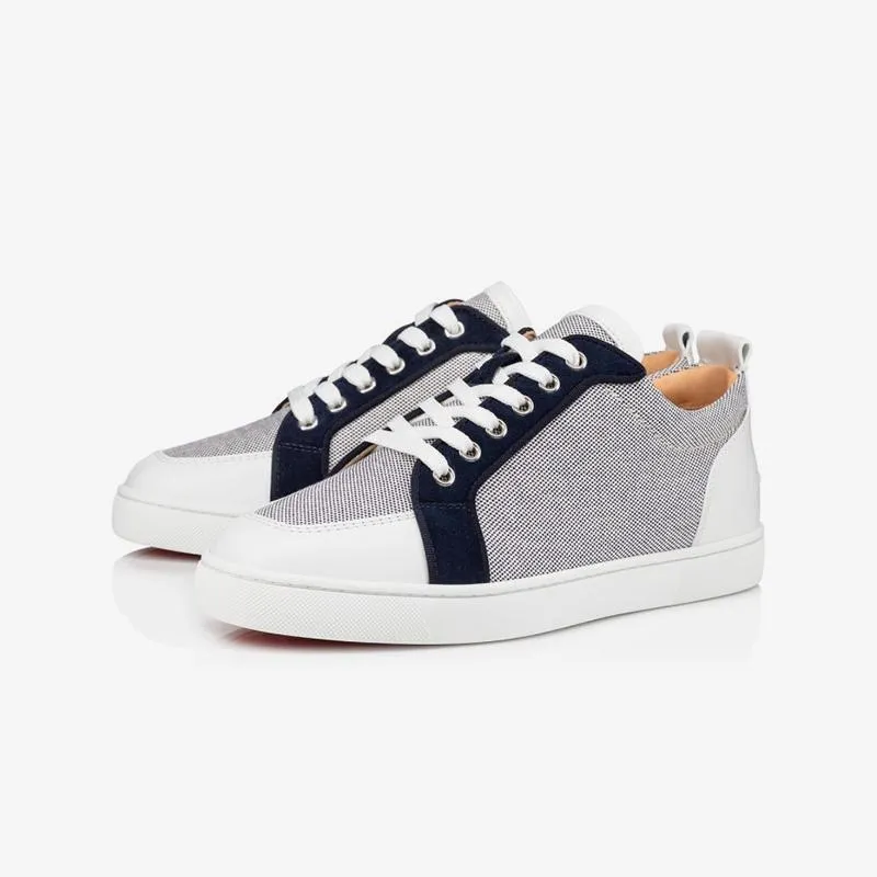 Vintage Canvas Leather Sneaker Navy