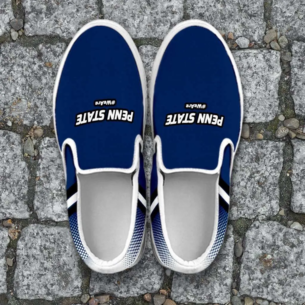 #WeAre Penn State Fan Canvas Slip-on Shoes