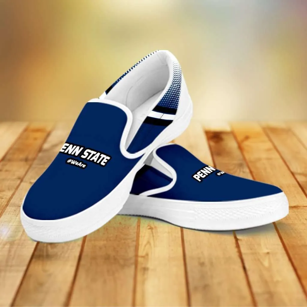 #WeAre Penn State Fan Canvas Slip-on Shoes