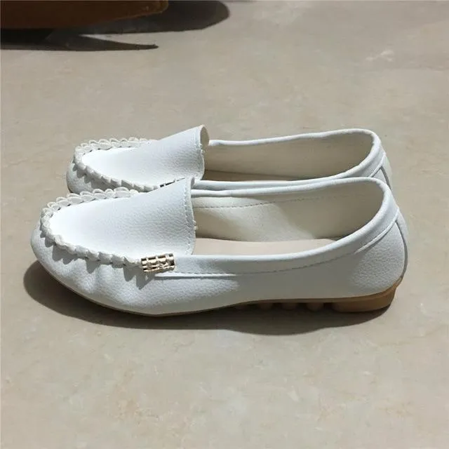 Women Flats shoes Loafers Candy Color Slip Flats Shoes Ballet Comfortable Ladies mens cover pair