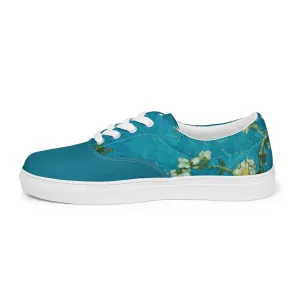 Women’s Almond Blossoms lace-up canvas shoes
