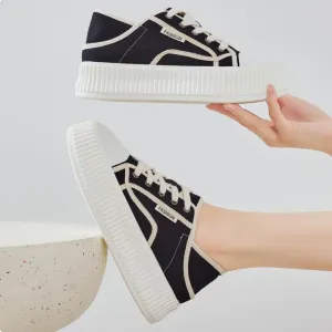 Women's Canvas Thicksole Casual Shoes TS183