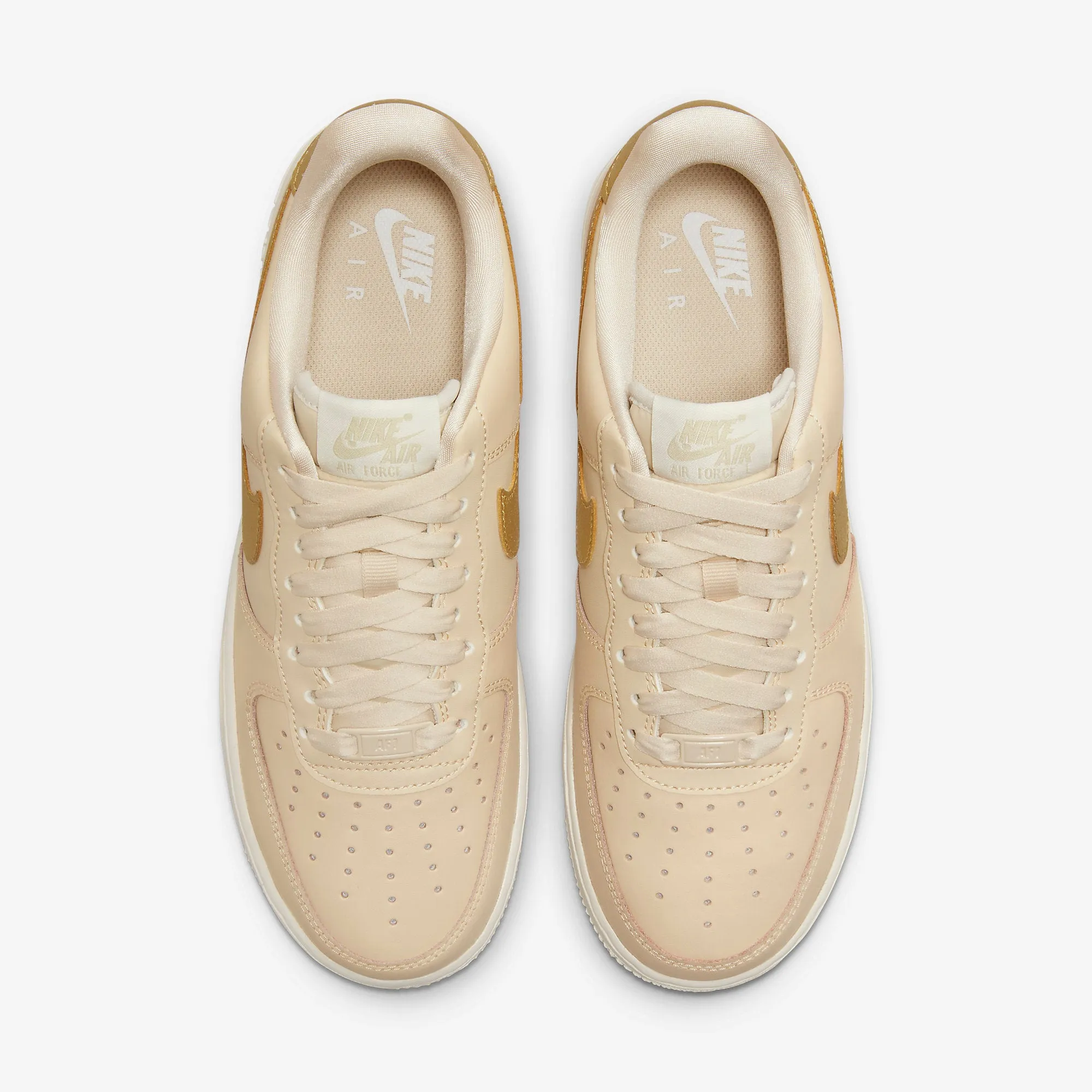 Women's Nike Air Force 1 '07 Essential (Sanddrift/Metallic Gold/White)(DQ7569-102)