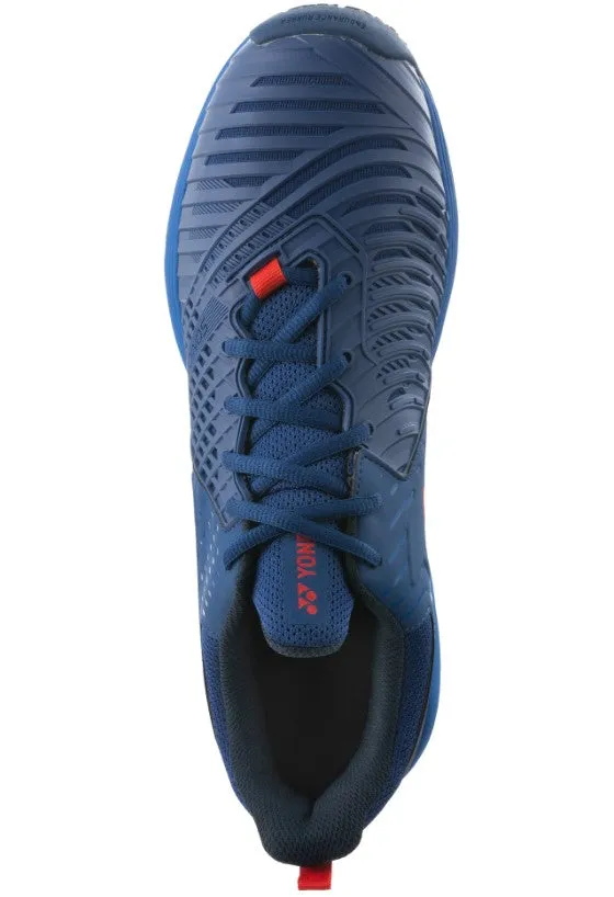 Yonex Power Cushion Sonicage 3 Clay Men's Tennis Shoe in Navy/Red