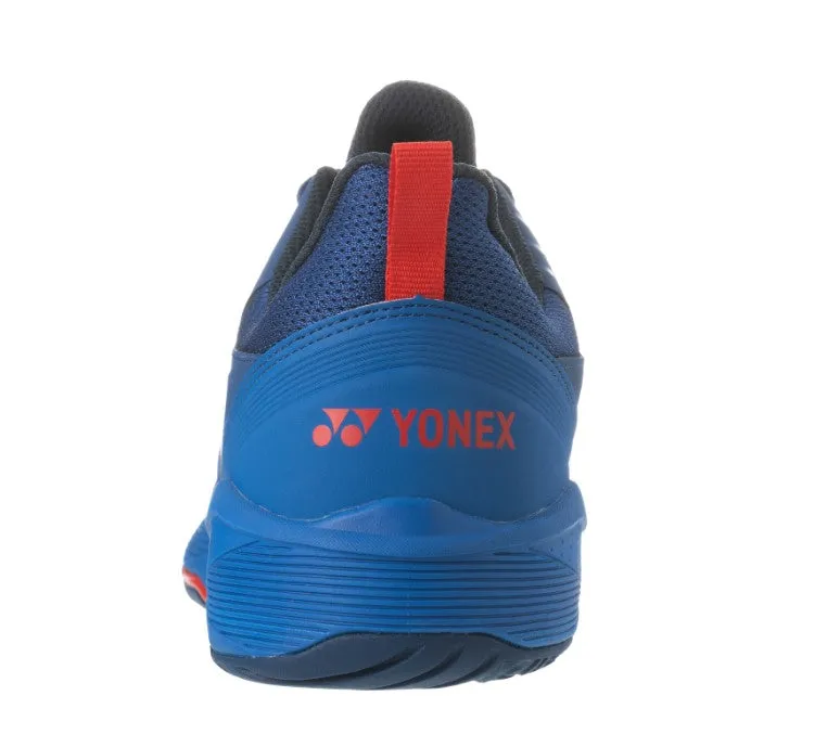 Yonex Power Cushion Sonicage 3 Clay Men's Tennis Shoe in Navy/Red