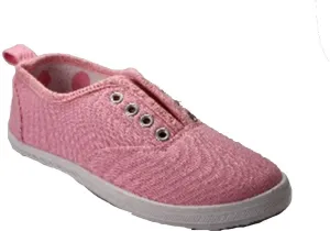 youth girl's size 11-3 pink slip ons Case of 18
